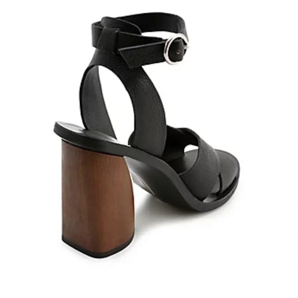 Dolce Vita | Athena Heeled Sandals With Wooden Heels Size 9